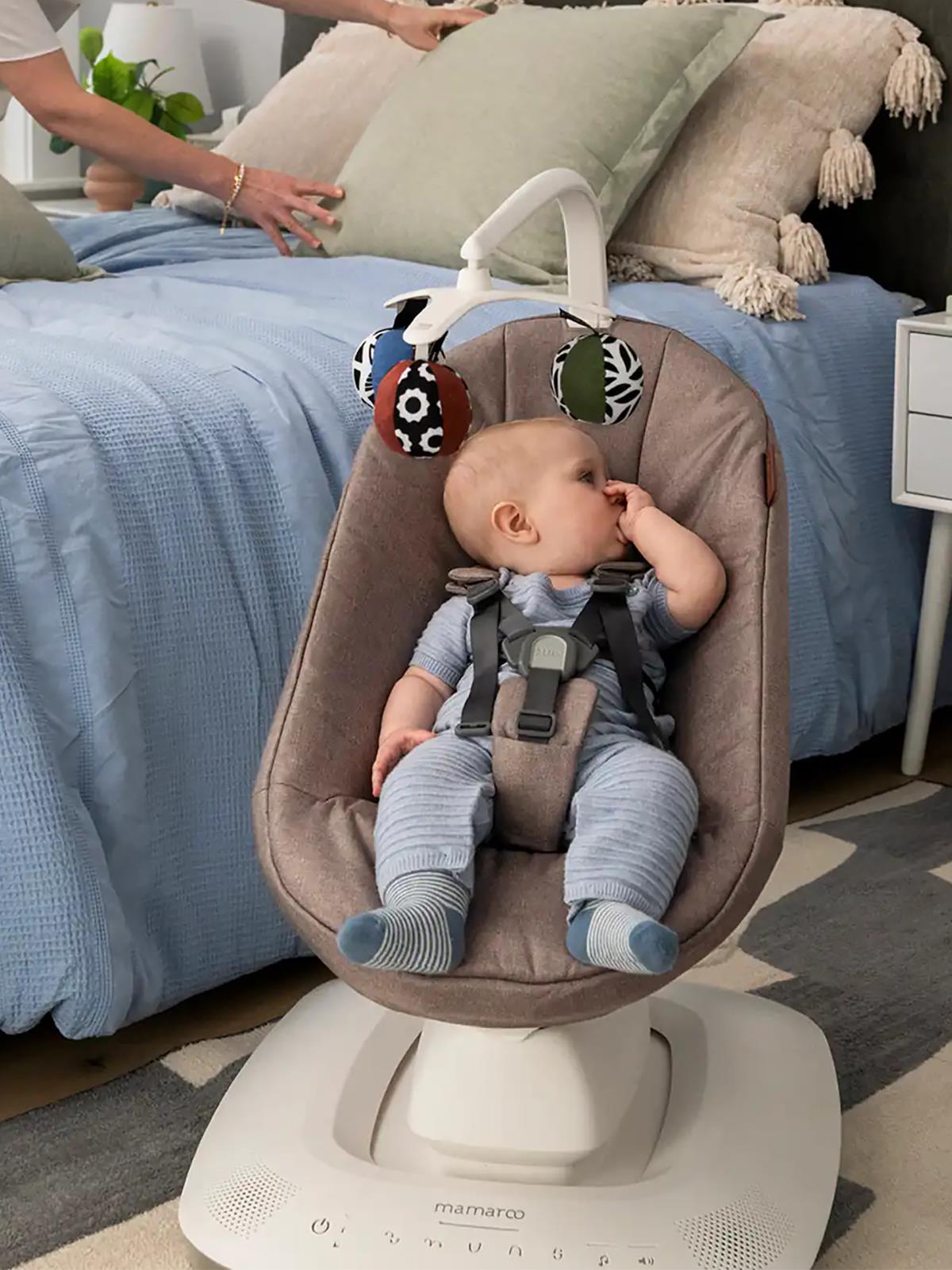 Uppababy Mamaroo Elektrikli Ana Kucağı - Siyah