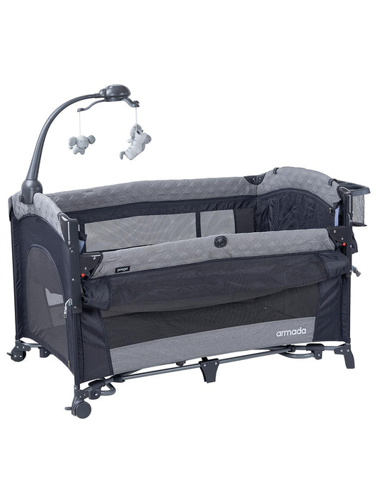 Prego Armada Anne Yanı Oyun Parkı 70x120 cm - Gri