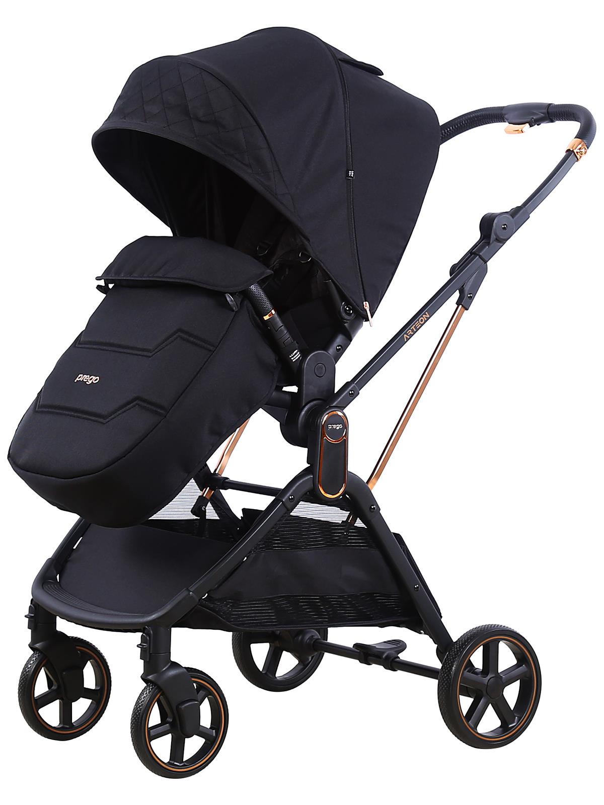 Prego Arteon i-Size Travel Bebek Arabası - Siyah