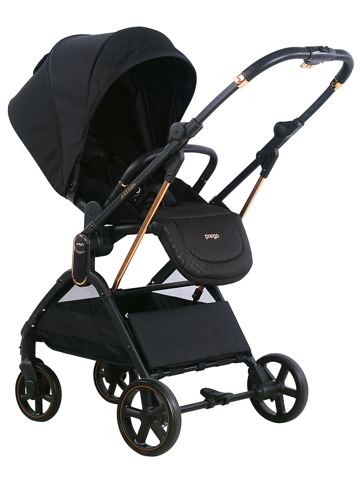 Prego Arteon i-Size Travel Bebek Arabası - Siyah