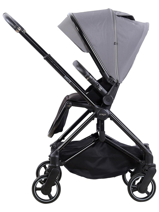 Prego Mios Premium Çift Yönlü Bebek Arabası - Gri