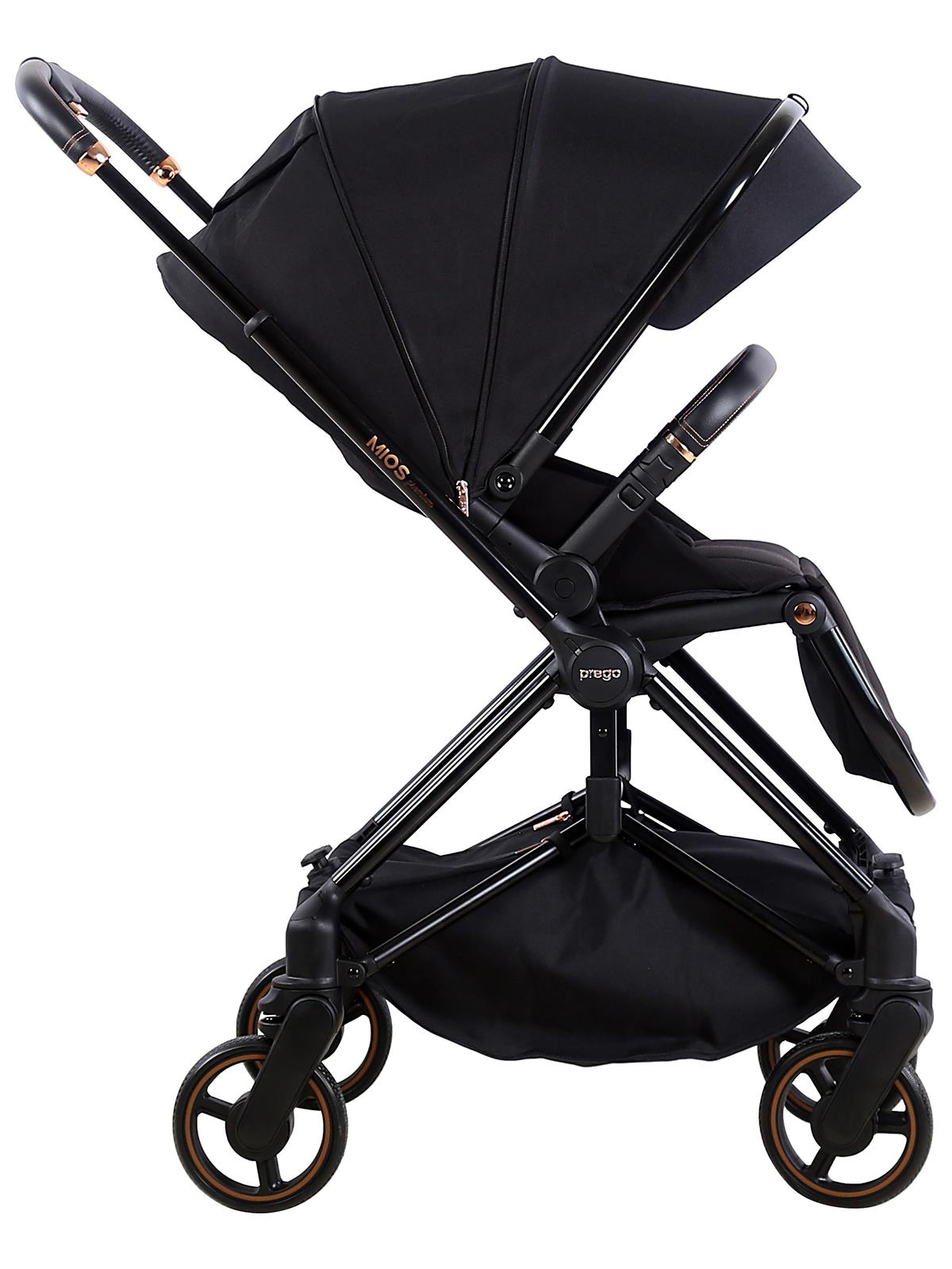 Prego Mios Premium Çift Yönlü Bebek Arabası - Siyah