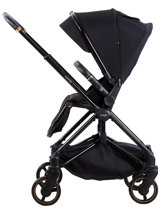 Prego Mios Premium Çift Yönlü Bebek Arabası - Siyah