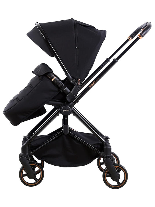 Prego Mios Premium Çift Yönlü Bebek Arabası - Siyah