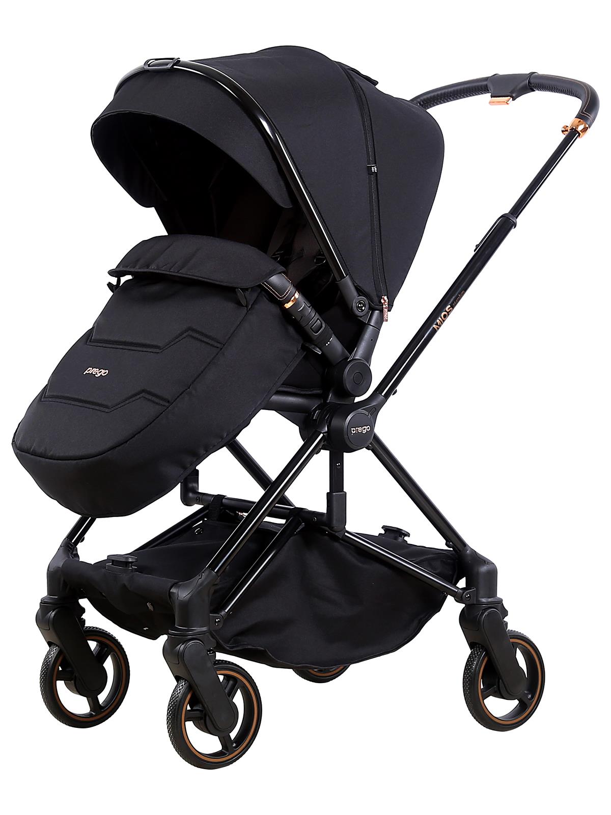 Prego Mios Premium Çift Yönlü Bebek Arabası - Siyah