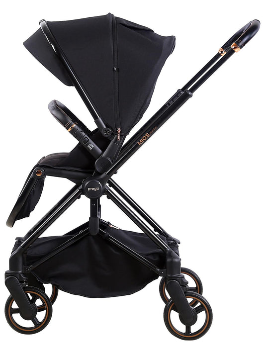 Prego Mios Premium Çift Yönlü Bebek Arabası - Siyah