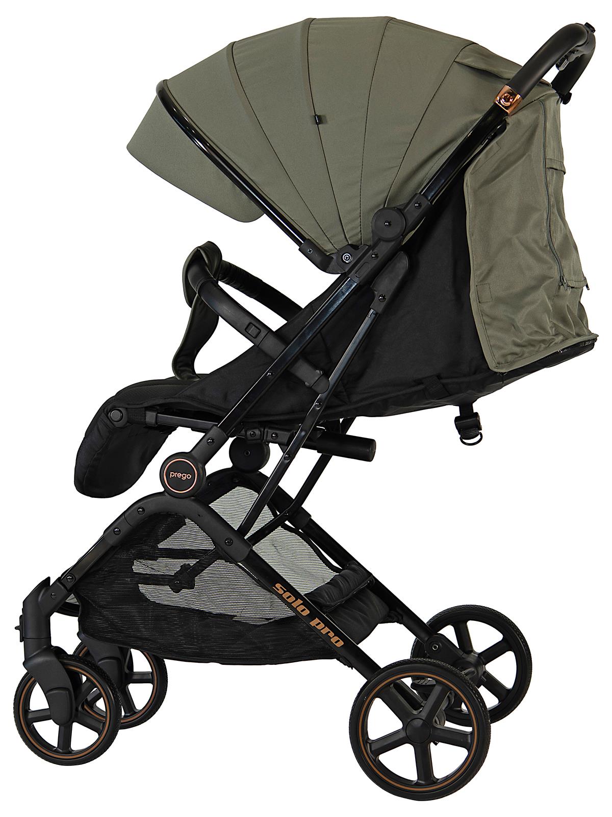 Prego Solo Pro Tek Yönlü Bebek Arabası - Gri