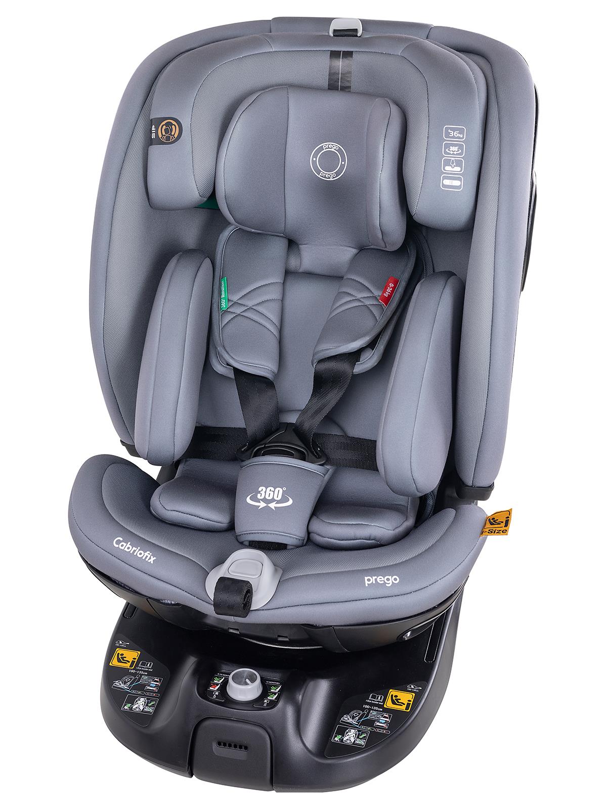 Prego Cabriofix E.V I-Size 0-36 kg Oto Koltuğu - Gri