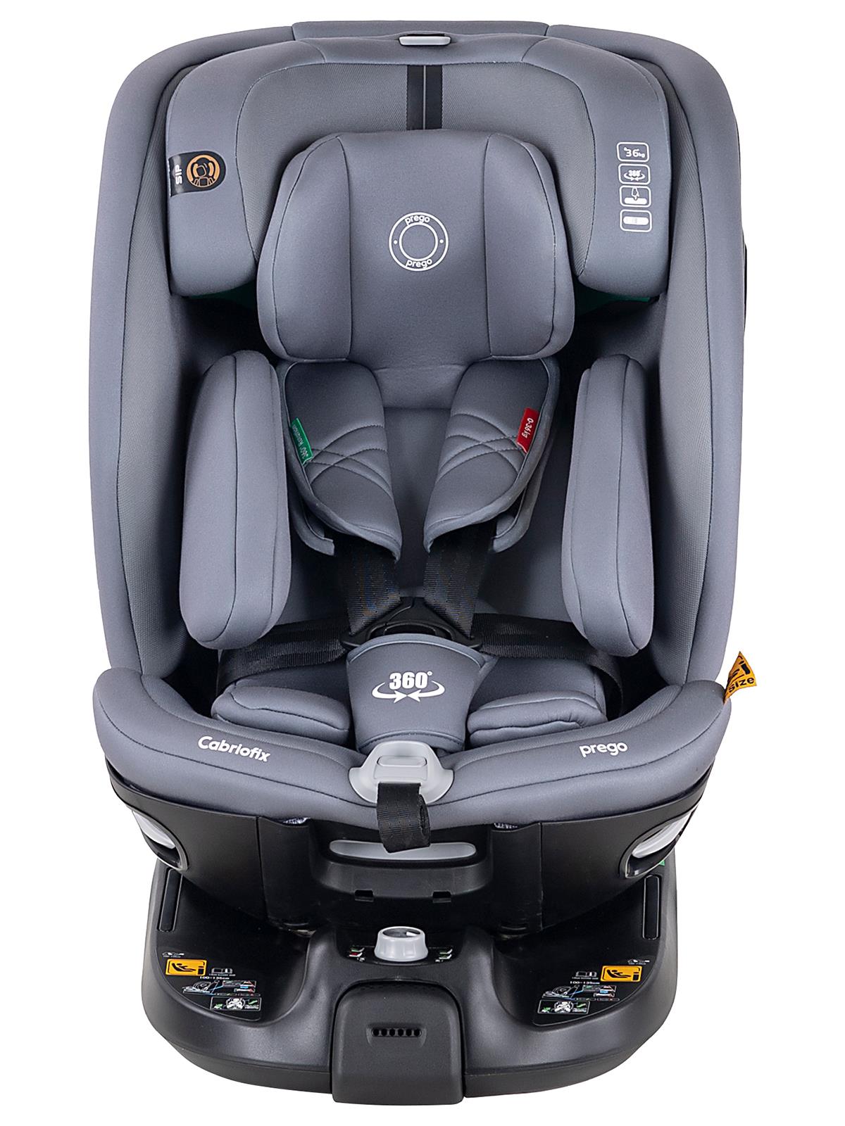 Prego Cabriofix E.V I-Size 0-36 kg Oto Koltuğu - Gri