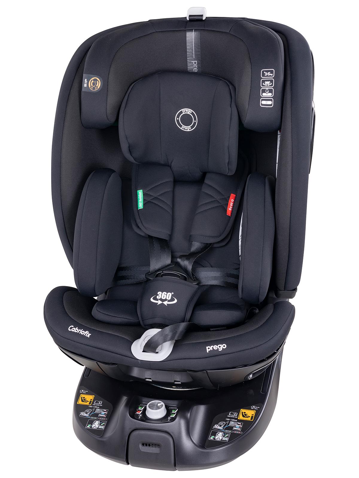 Prego Cabriofix E.V I-Size 0-36 kg Oto Koltuğu - Siyah