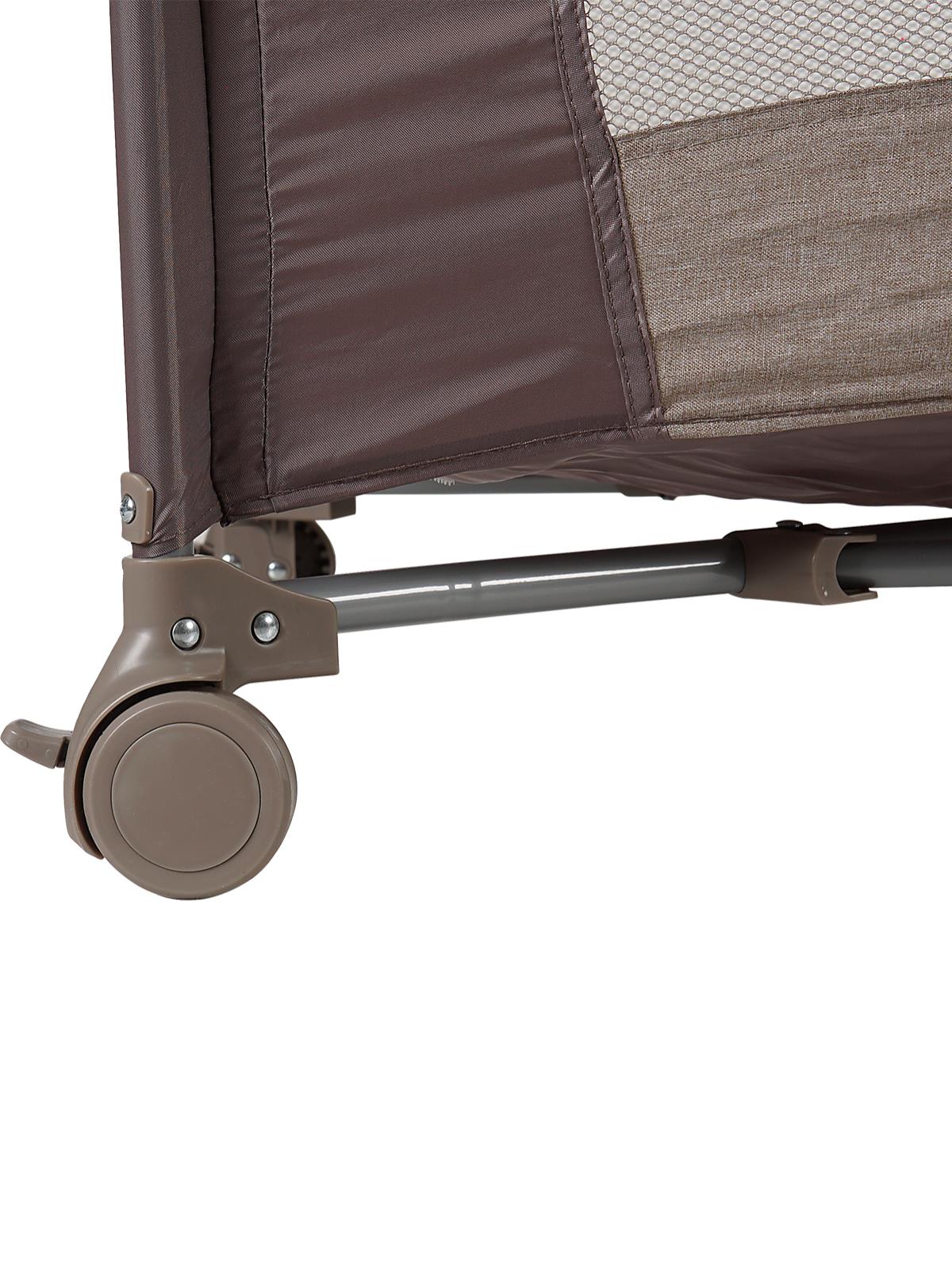 Prego Bedside Anne Yanı Oyun Parkı 70x120 cm - Gri