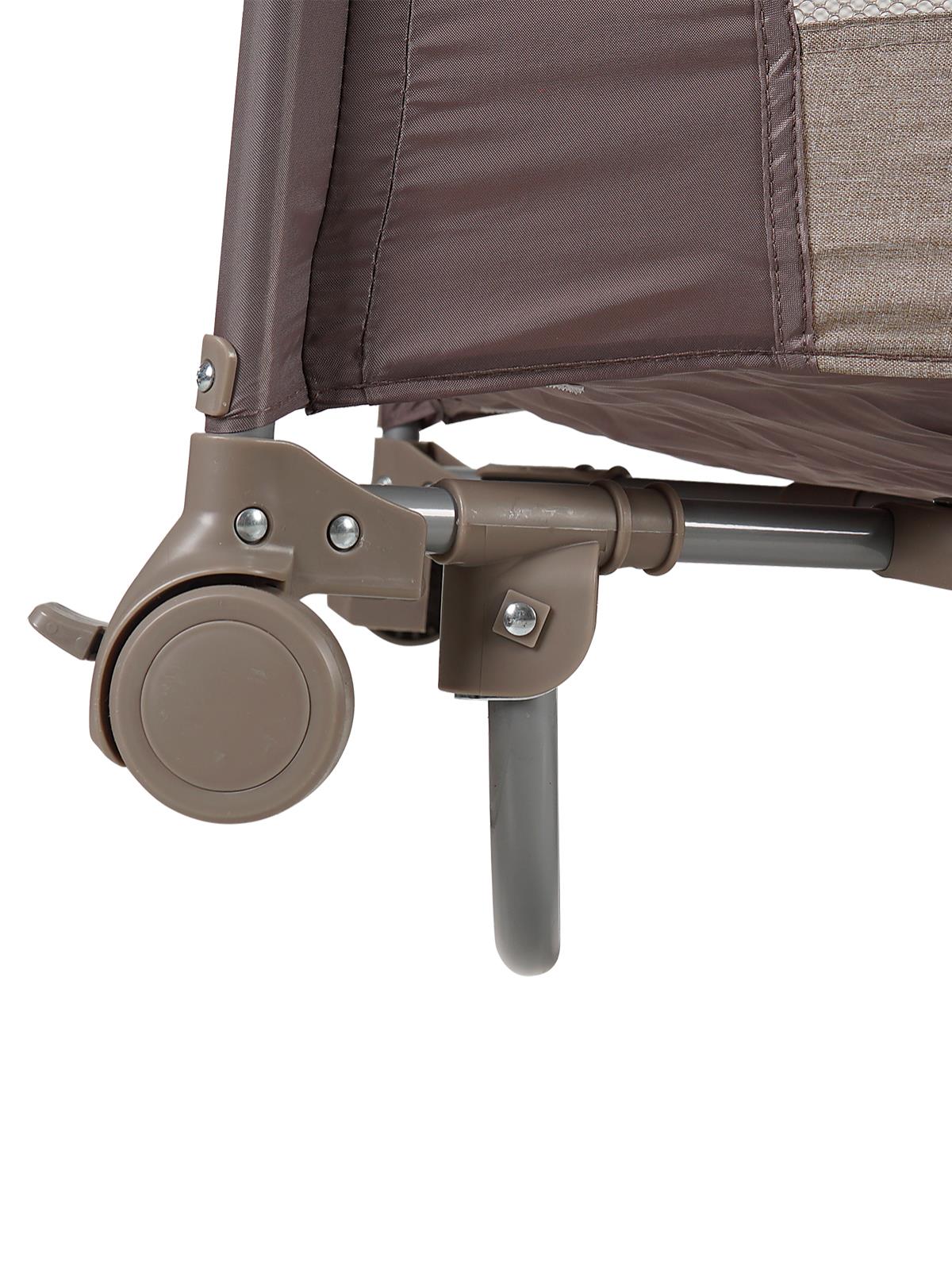 Prego Bedside Anne Yanı Oyun Parkı 70x120 cm - Gri