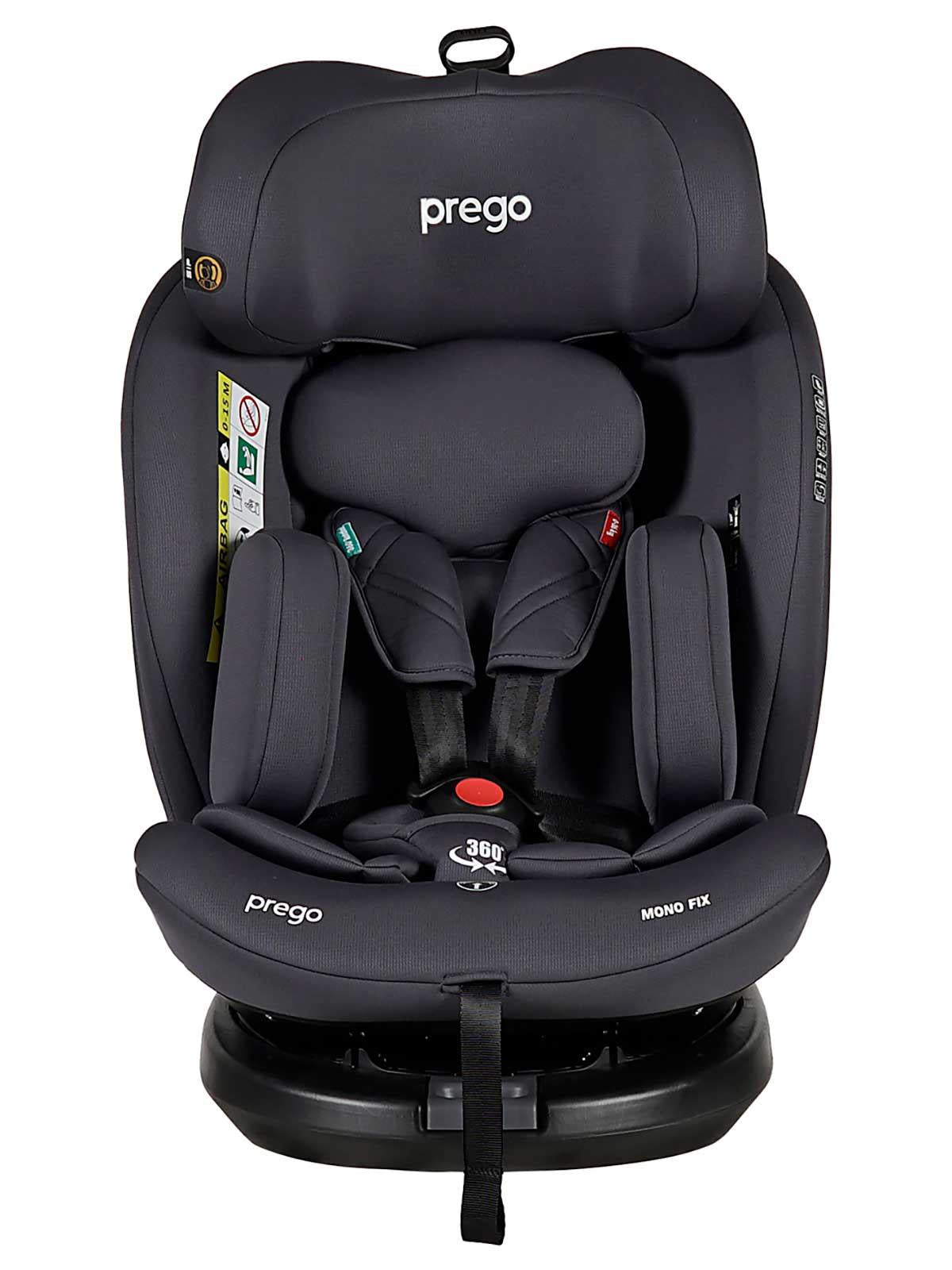 Prego Mono Fix I-Size 360° TT Oto Koltuğu Koltuğu 40-150 cm (0-36 Kg) - Siyah
