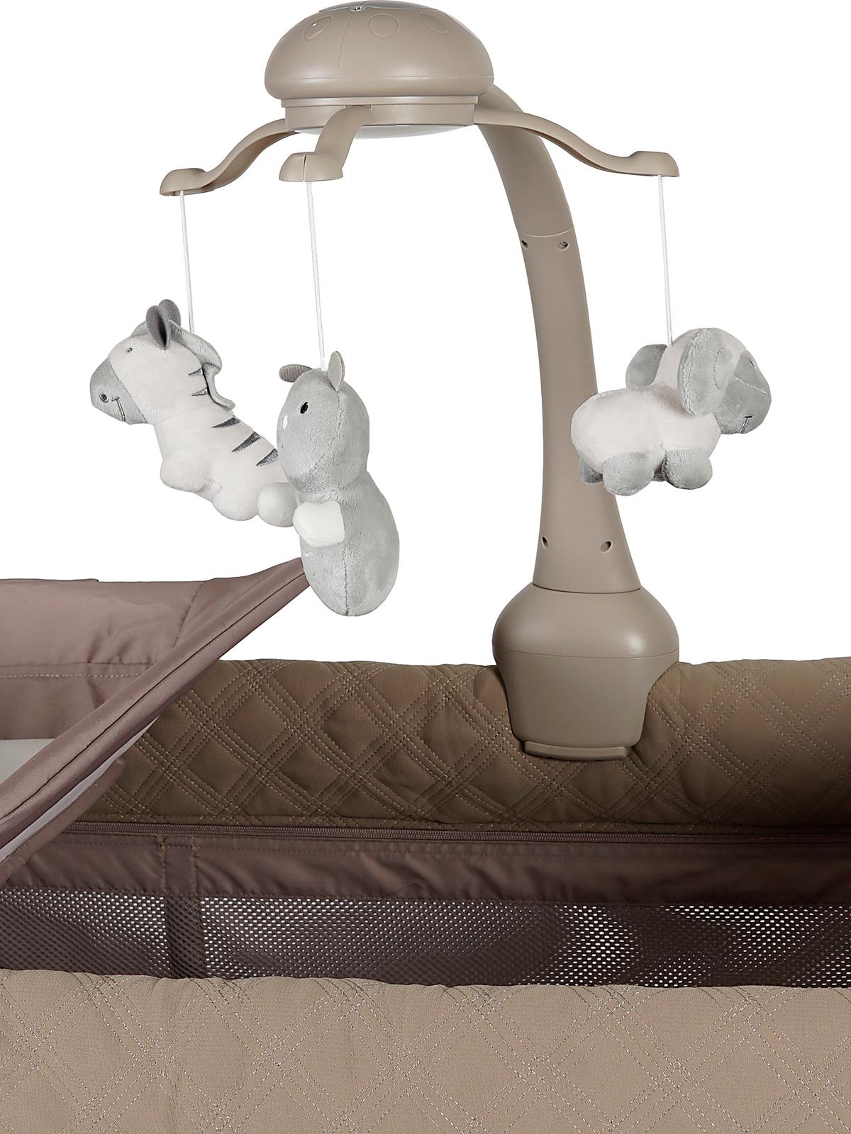 Prego Granada Otomatik Katlanabilen Anne Yanı Oyun Parkı 60x120 cm - Bej