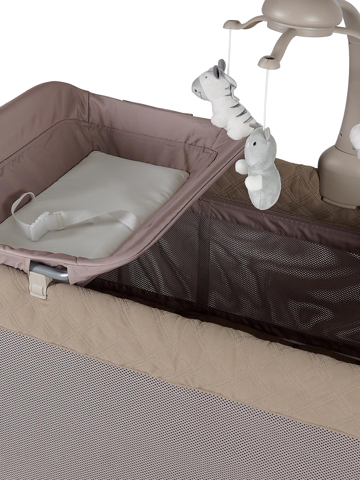 Prego Granada Otomatik Katlanabilen Anne Yanı Oyun Parkı 60x120 cm - Bej