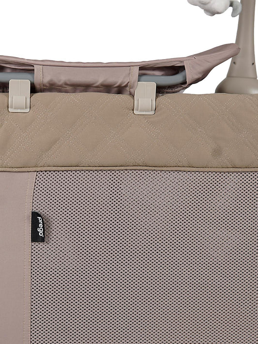 Prego Granada Otomatik Katlanabilen Anne Yanı Oyun Parkı 60x120 cm - Bej