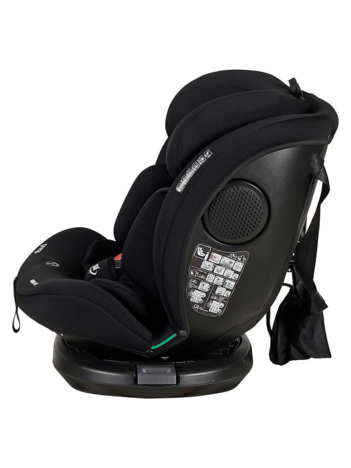 Prego Mono Fix I-Size 360° TT Oto Koltuğu Koltuğu 40-150 cm (0-36 Kg) - Siyah