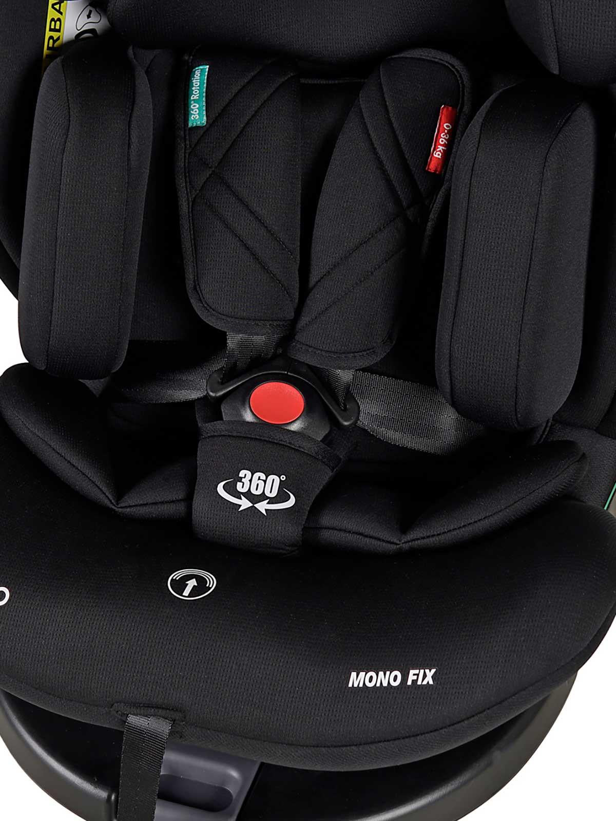 Prego Mono Fix I-Size 360° TT Oto Koltuğu Koltuğu 40-150 cm (0-36 Kg) - Siyah