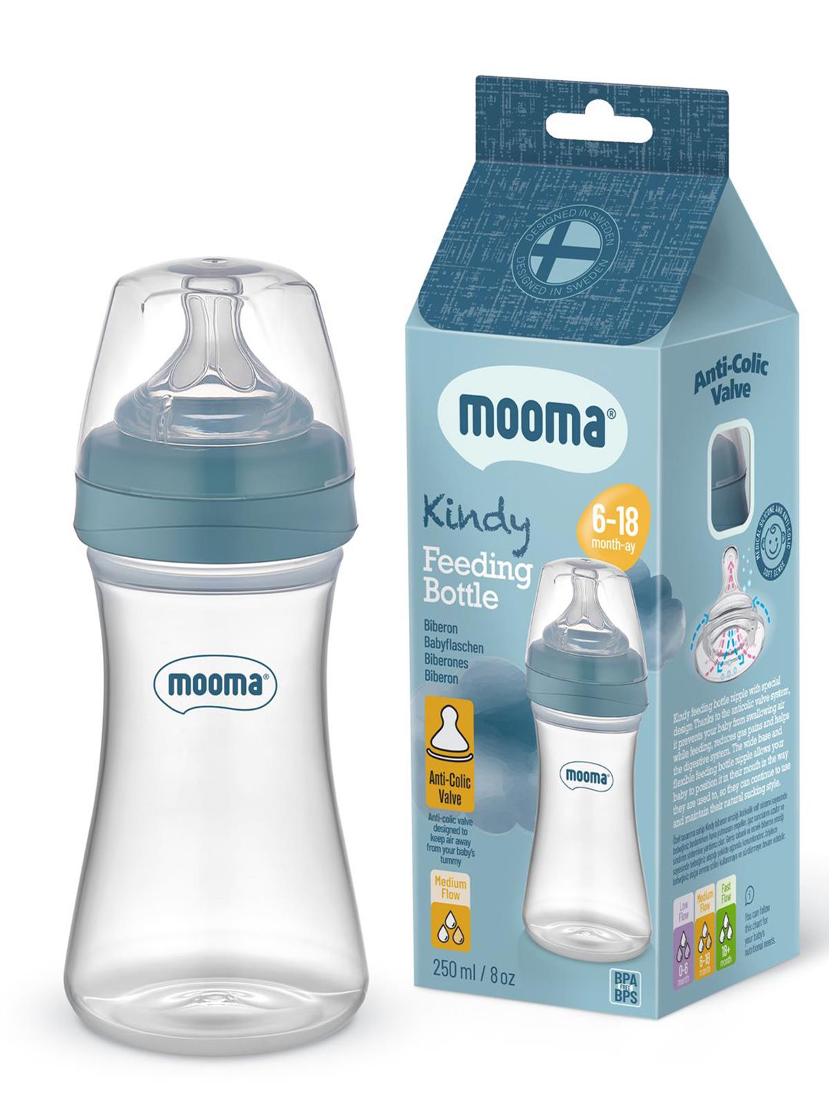 Mooma  Biberon 250 Ml 6-18 Ay Orta Akış - Standart