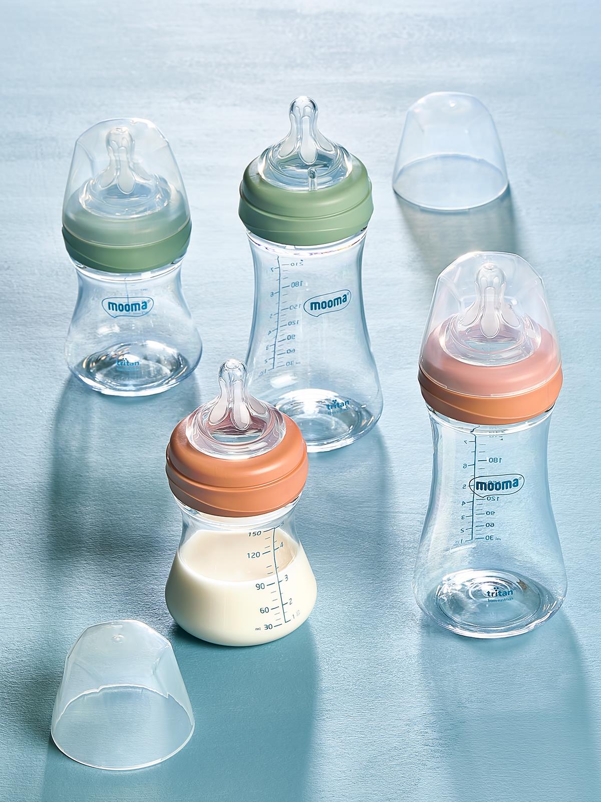 Mooma Biberon 250 Ml +18 Hızlı Akış - Yeşil