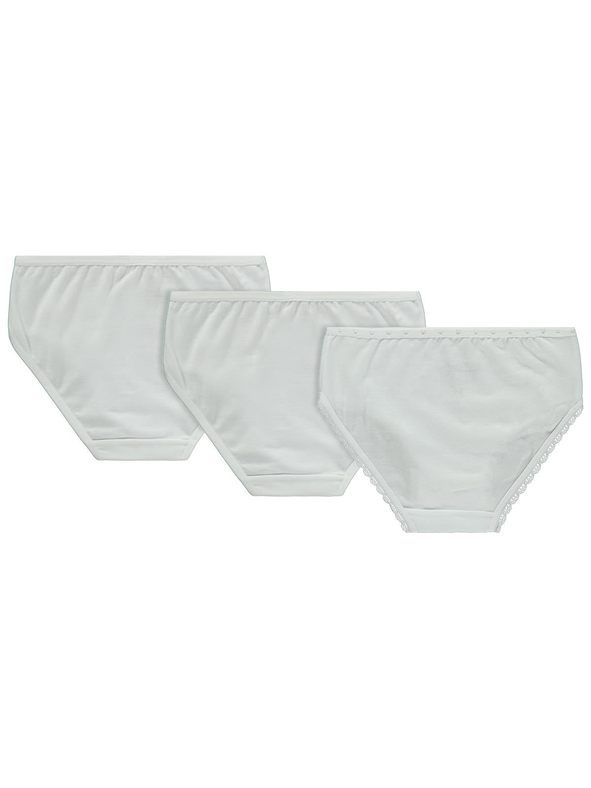 Artı Çorap Classic 3'lü Kız Slip Set - Beyaz