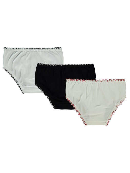 Muldira Kız 3' Lü Slip | Okul Kreş ve Günlük Kullanım