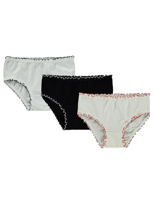 Muldira Kız 3' Lü Slip | Okul Kreş ve Günlük Kullanım