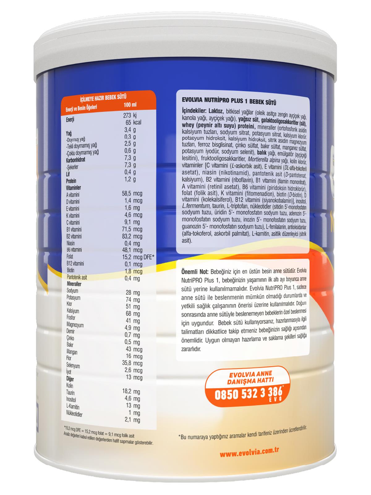 Evolvia NutriPRO Plus 1 - 1000 Gr - - Standart