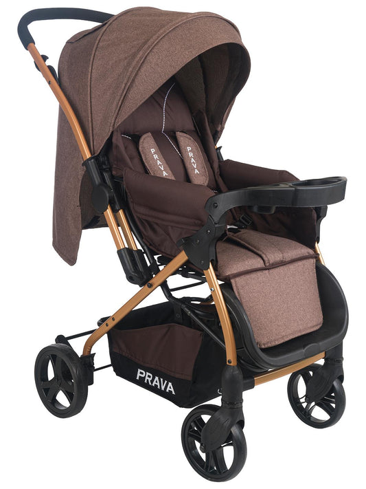 Prava Comfort Plus Çift Yönlü Bebek Arabası - Kahverengi