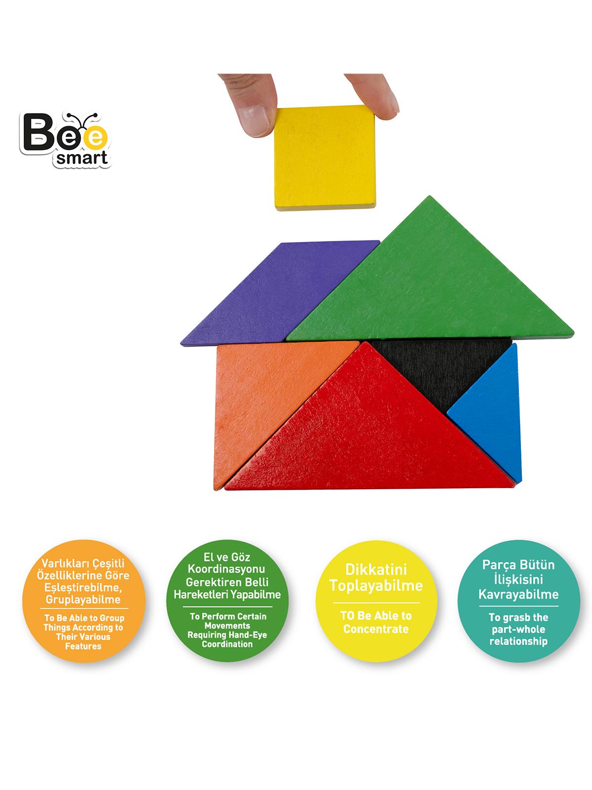 Bee Smart Renkli Tangram