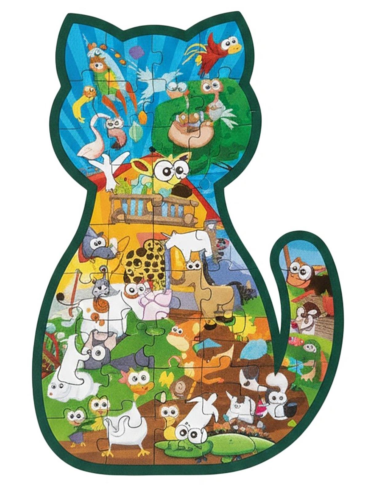 Bee Smart Ahşap Puzzle Evcil Hayvanlar