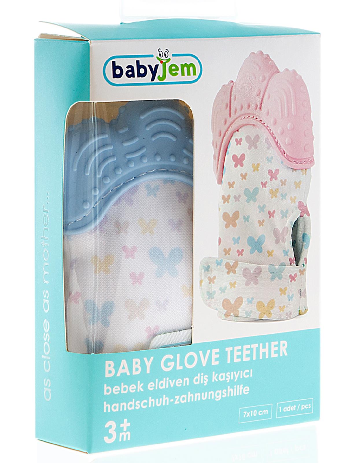 BabyJem Diş Kaşıyıcı Eldiven - Mavi