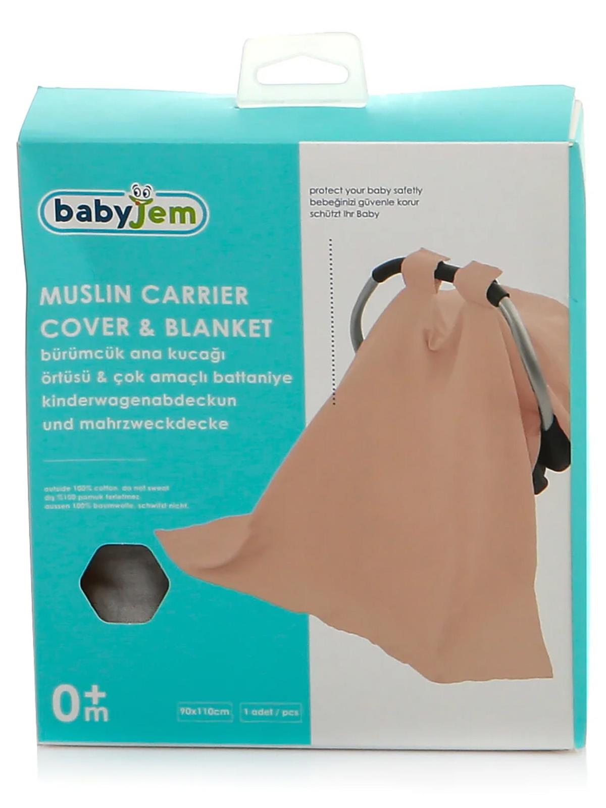 Babyjem Bürümcük Ana Kucağı Örtüsü - Pudra
