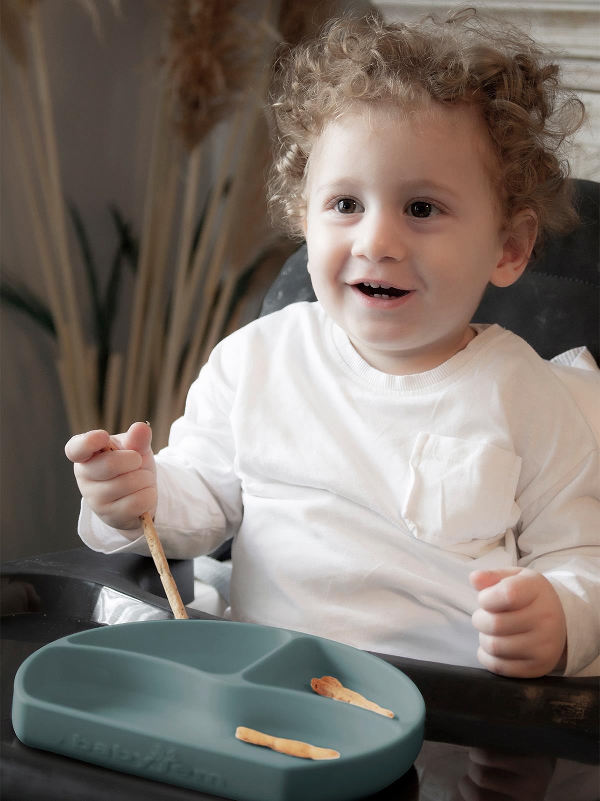 Babyjem Silikon Tabak - Yeşil