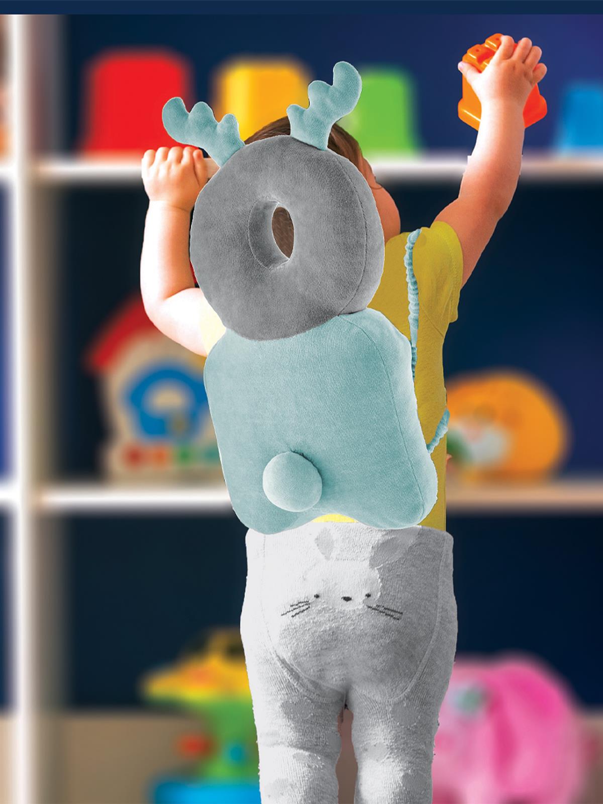 Babyjem Bebek Melek Kanadı Kadife Koruma Yastığı - Yeşil