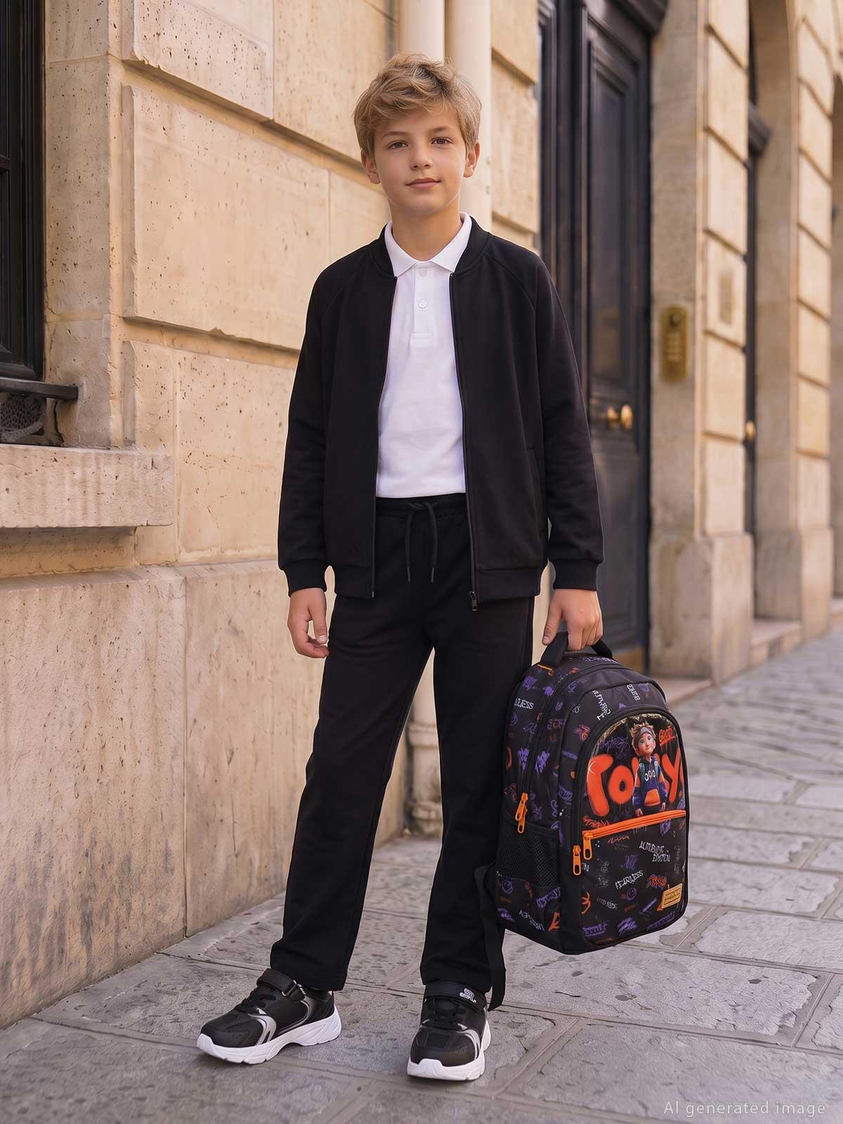 Startech Spor North Bag Tokyo Black Okul Çantası
