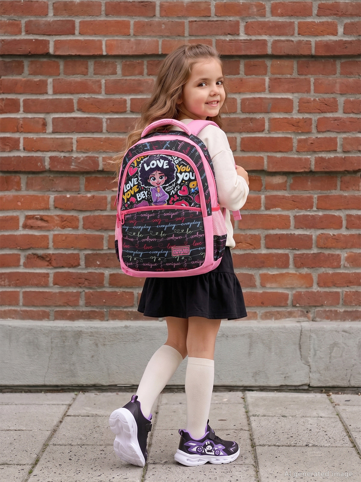 Startech Spor North Bag Love You Pınk Okul Çantası - Standart