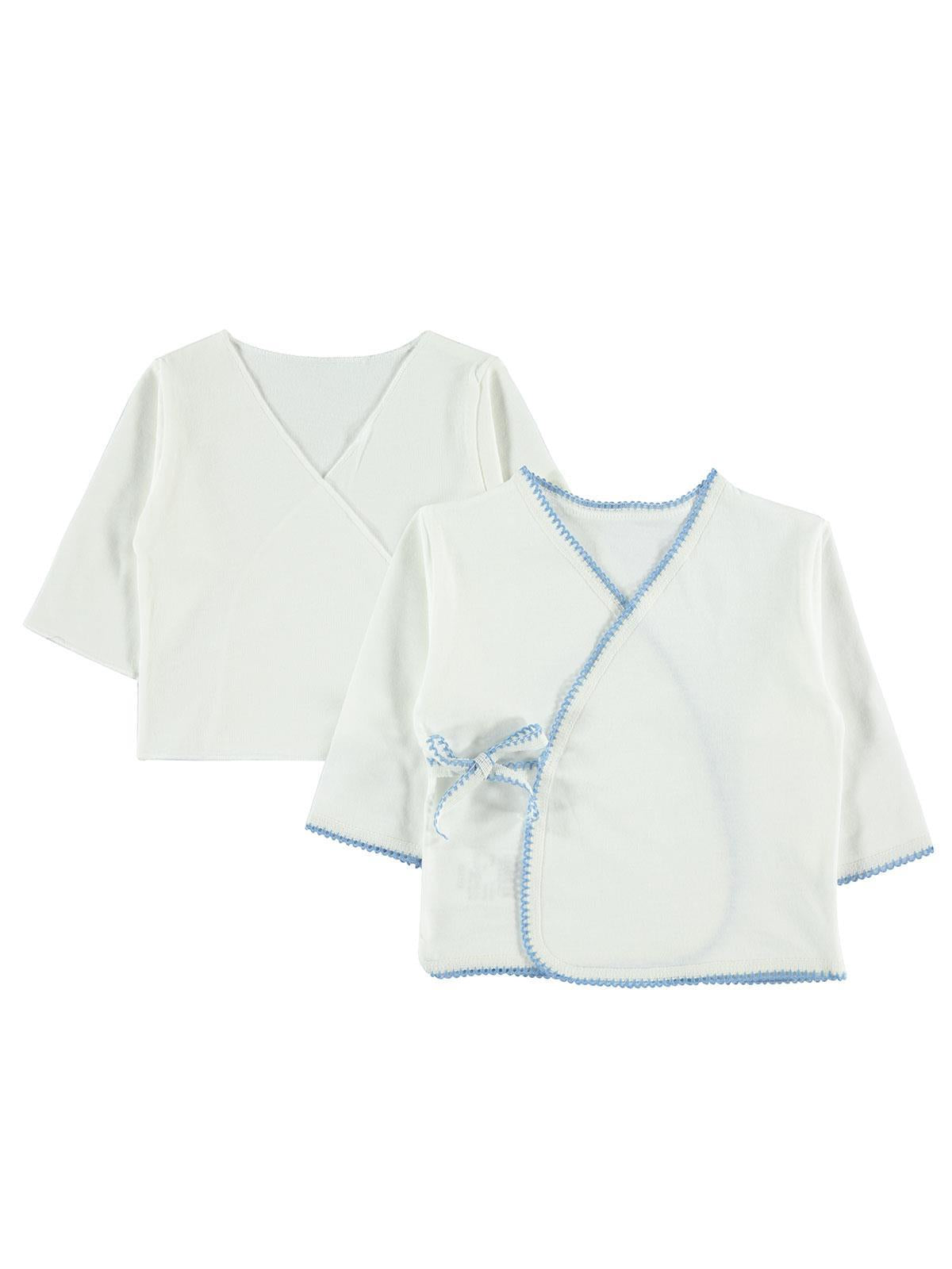 Civil Baby a Renkli Dantelli  Unisex İç Dış Zıbın Takımı - Sarı