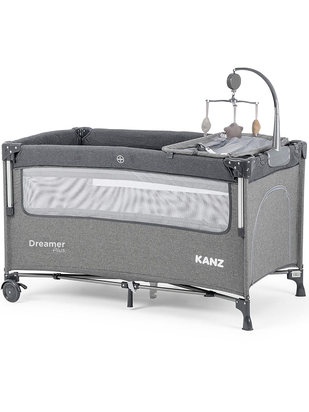 Kanz Dreamer Plus Anne Yanı Oyun Parkı 70x120 Cm - Gri