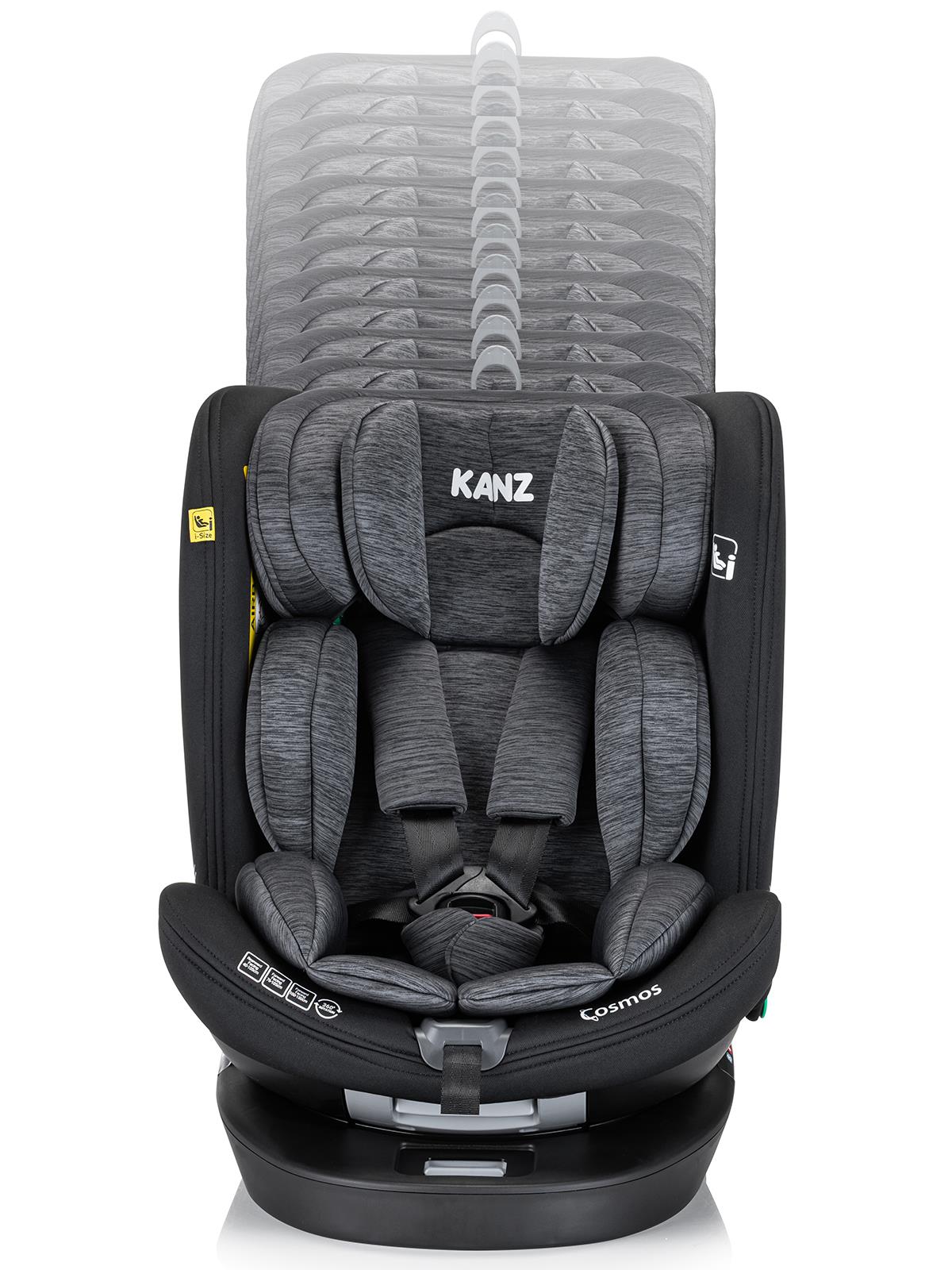 Kanz Cosmos I-Size Oto Koltuğu 0-36 Kg 360° - Siyah