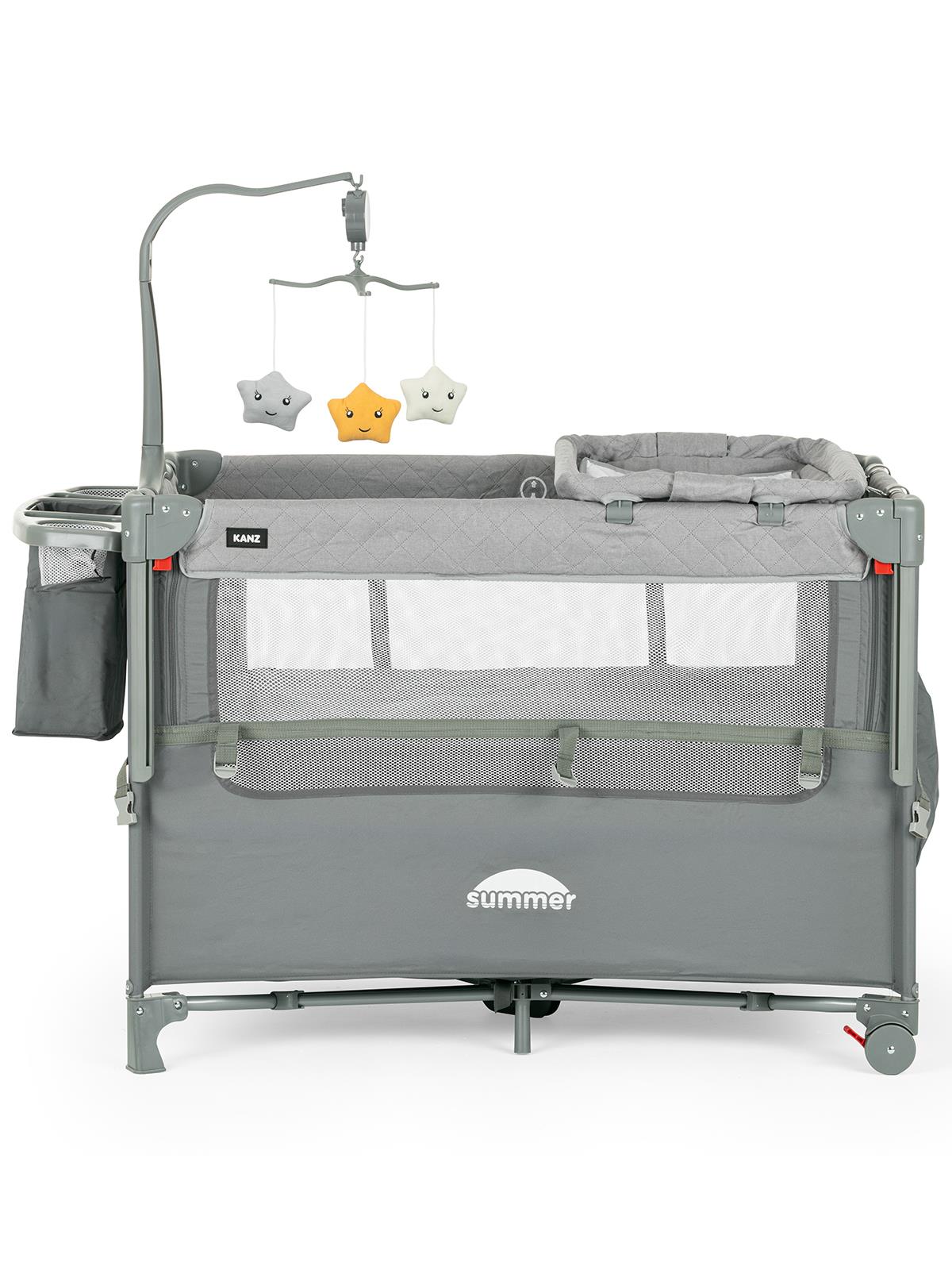 Kanz Summer Anne Yanı Oyun Parkı 65x95 Cm - Gri