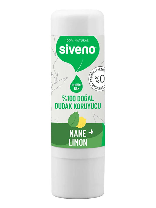 Siveno Doğal Dudak Koruyucu Nane & Limon 6gr