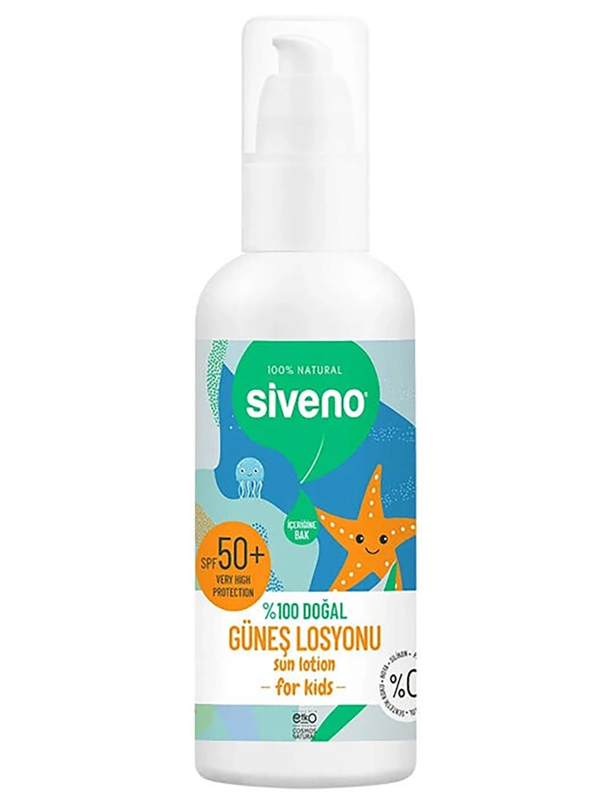 Siveno %100 Doğal Çocuklar İçin Güneş Losyonu 100 ml