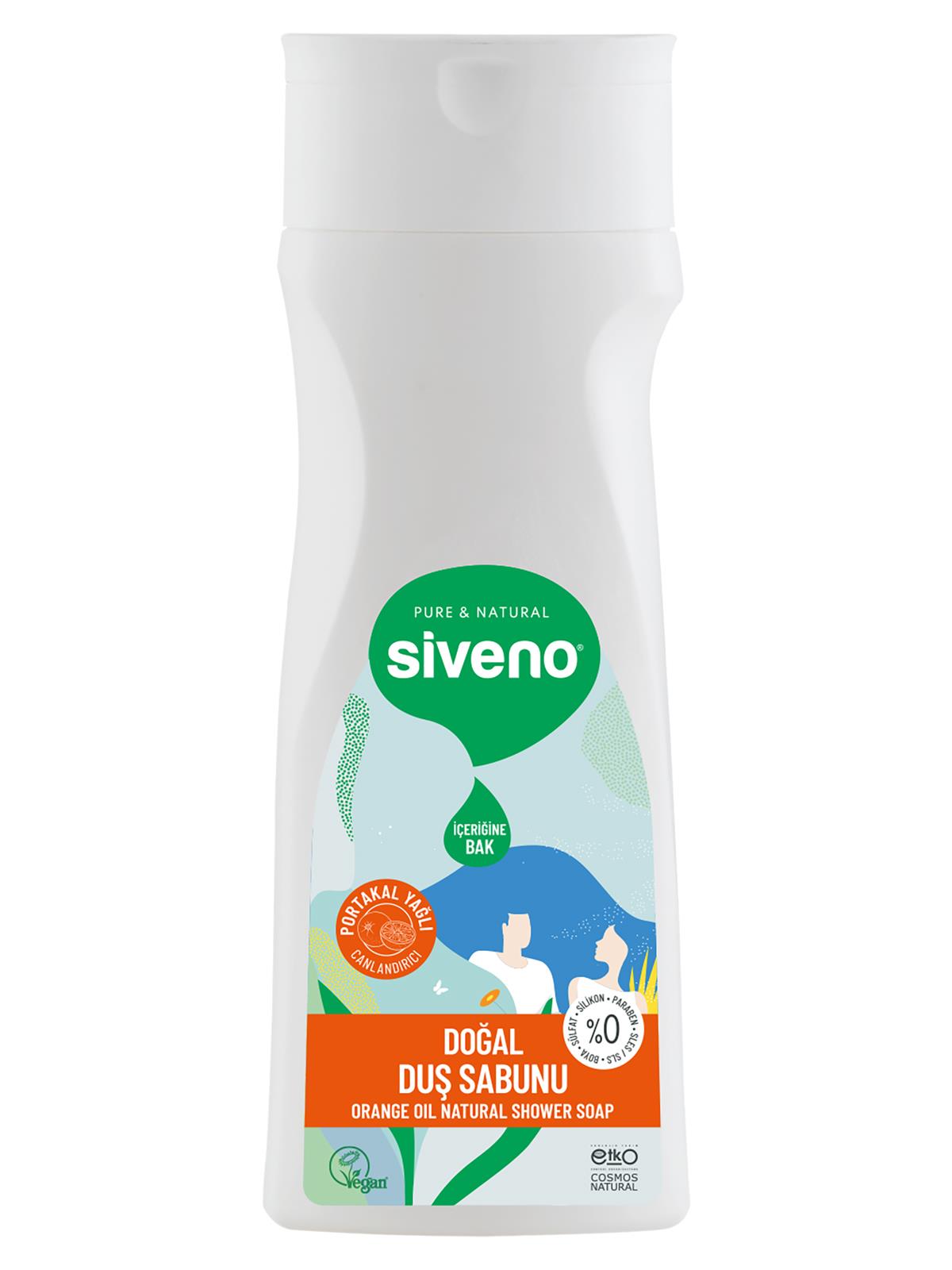 Siveno % 100 Doğal Portakal Yağlı Duş Sabunu - Standart