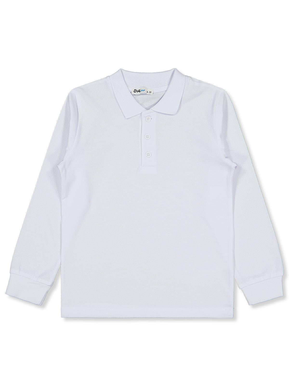 Civil Boys Basic Lakos 6-9 Yaş Sweat - Beyaz