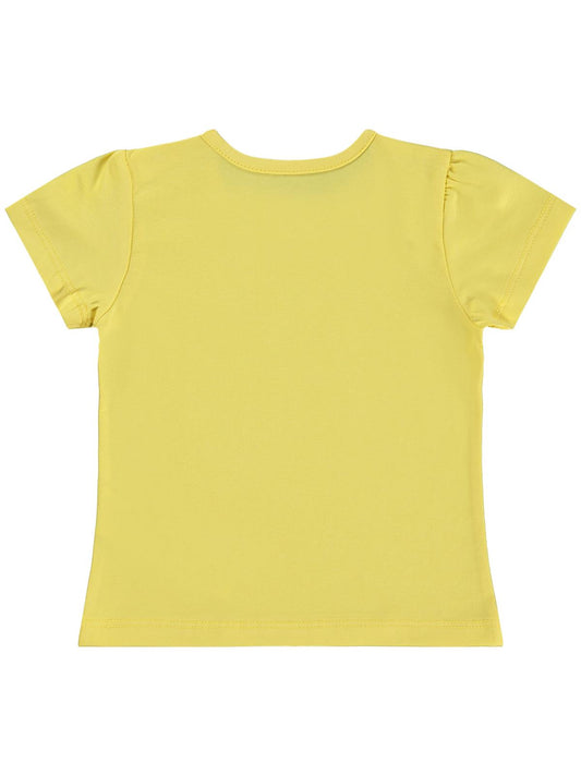 Civil Baby Kız Bebek Tişört 6-18 Ay - Sarı