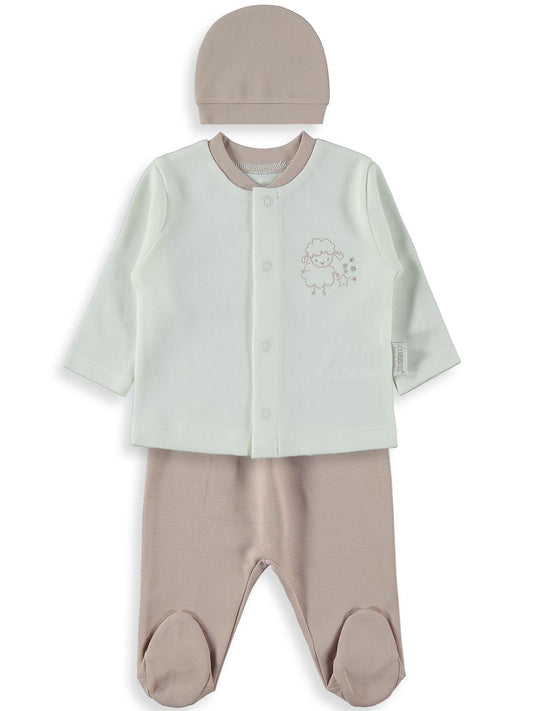 Bebbek Miss Baby  Zıbın Setleri - Kahverengi