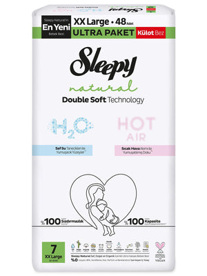 Sleepy Natural Double Soft Ultra Külot Xxl 48