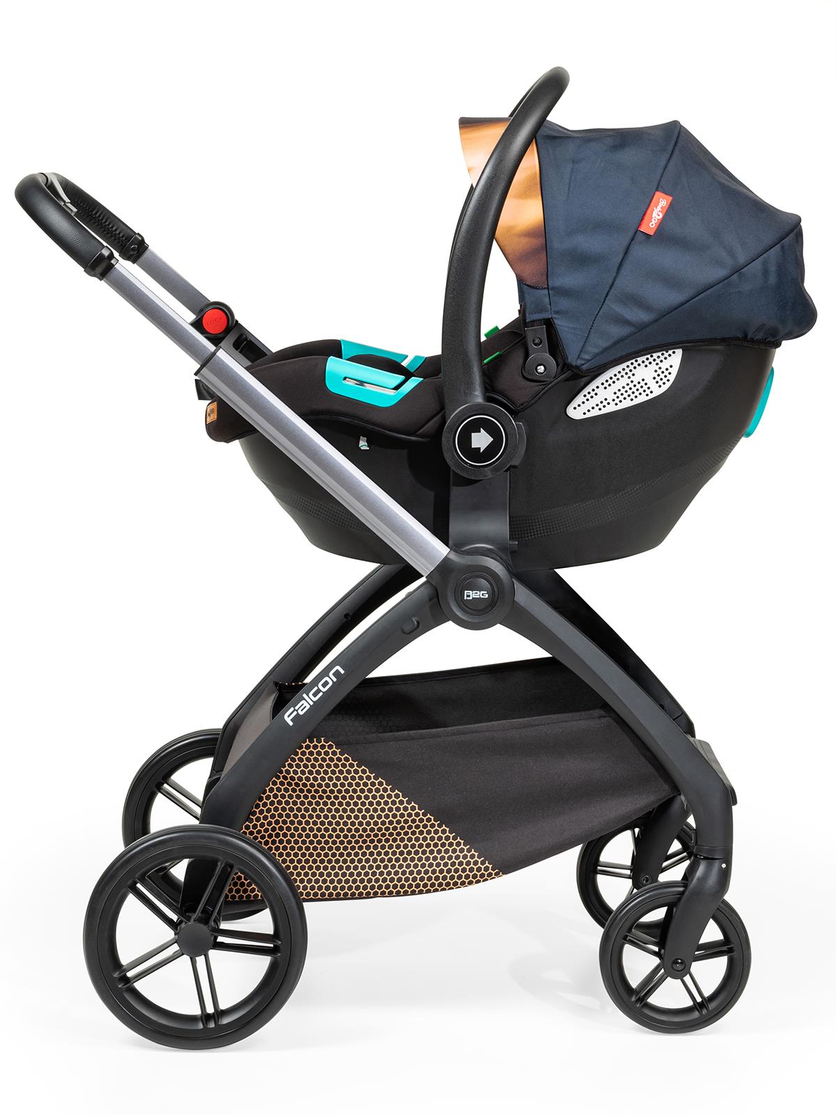 Baby2Go Falcon Travel Sistem Bebek Arabası - Gri