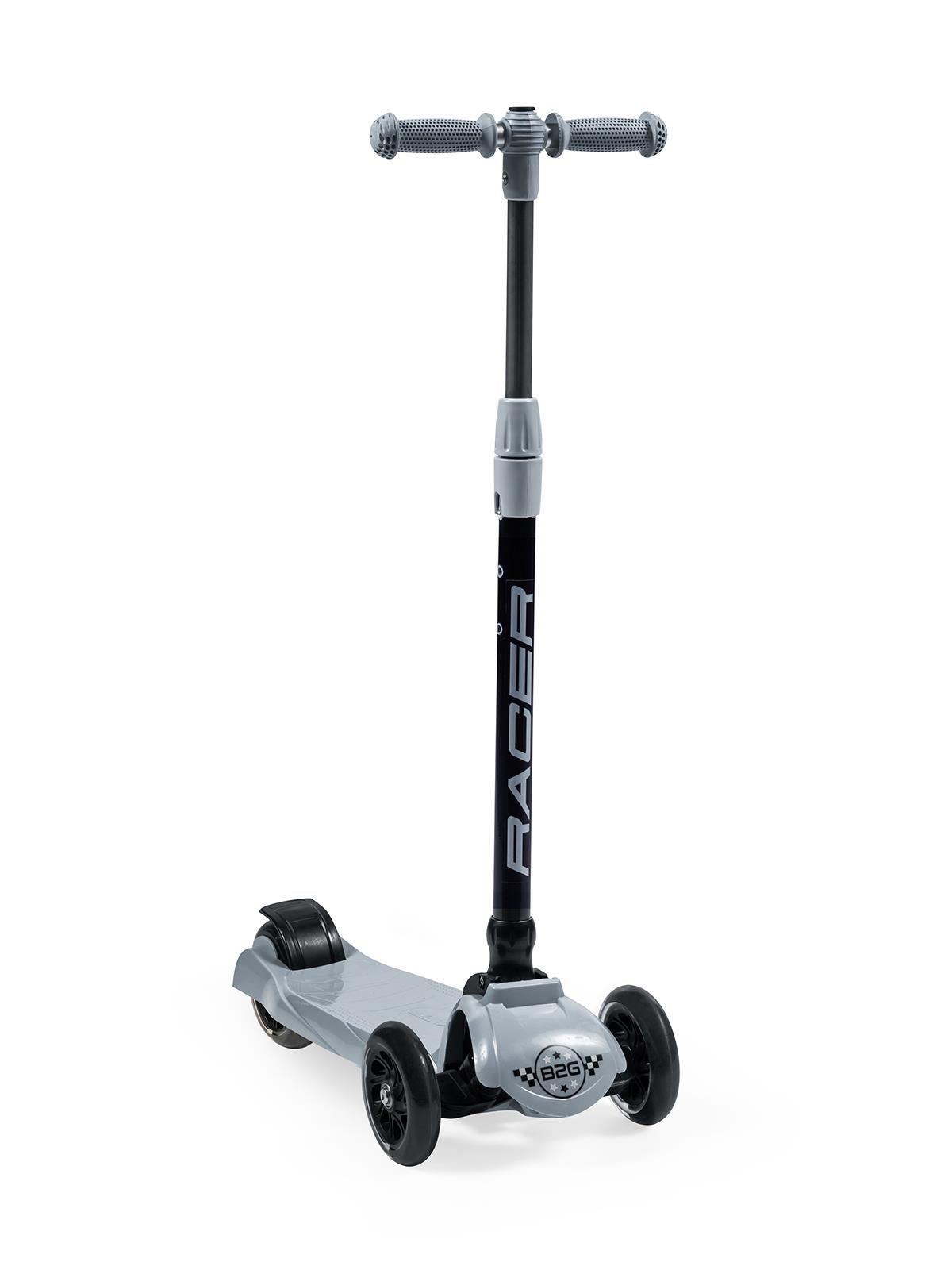 Baby2Go Racer Işıklı Scooter - Gri